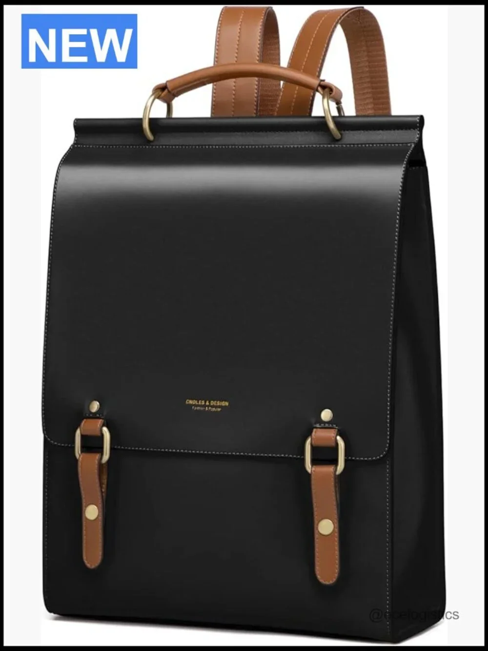 Vintage Genuine Leather Backpack Purse Large Travel Daypack Laptop Bag